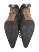 Manolo Blahnik Leather Ballet Flats