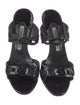 Manolo Blahnik Patent Leather Slides