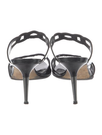 Manolo Blahnik Patent Leather Slides