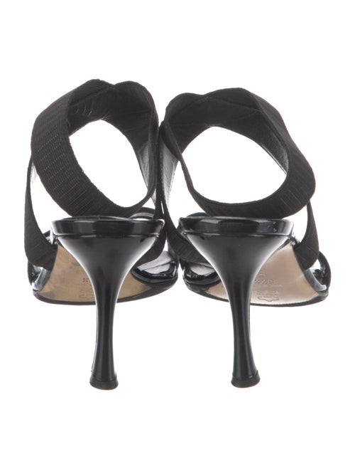 Manolo Blahnik Leather Slingback Sandals
