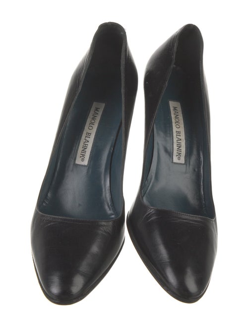 Manolo Blahnik Leather Pumps