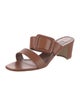Manolo Blahnik Leather Slides