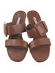 Manolo Blahnik Leather Slides