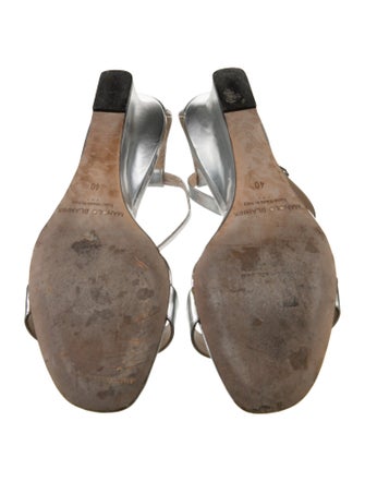 Manolo Blahnik Patent Leather Sandals