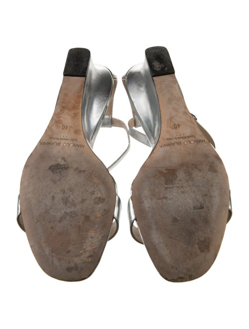 Manolo Blahnik Patent Leather Sandals