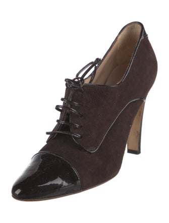 Manolo Blahnik Suede Pumps