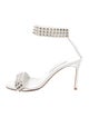 Manolo Blahnik Leather Studded Accents Sandals