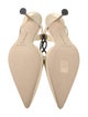 Manolo Blahnik Leather Slingback Pumps