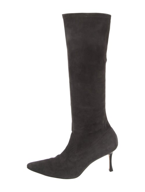 Manolo Blahnik Suede Boots