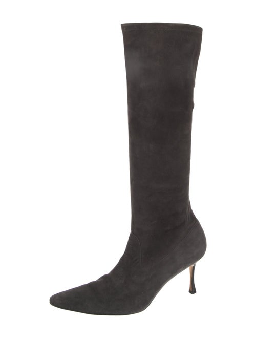Manolo Blahnik Suede Boots