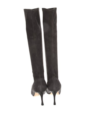 Manolo Blahnik Suede Boots