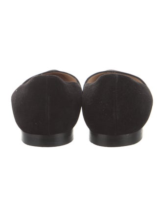 Manolo Blahnik Suede Flats