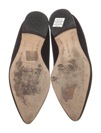 Manolo Blahnik Suede Flats