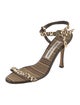 Manolo Blahnik Leather Printed Sandals