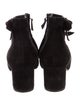 Manolo Blahnik Suede Bow Accents Boots