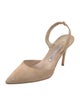 Manolo Blahnik Suede Slingback Pumps