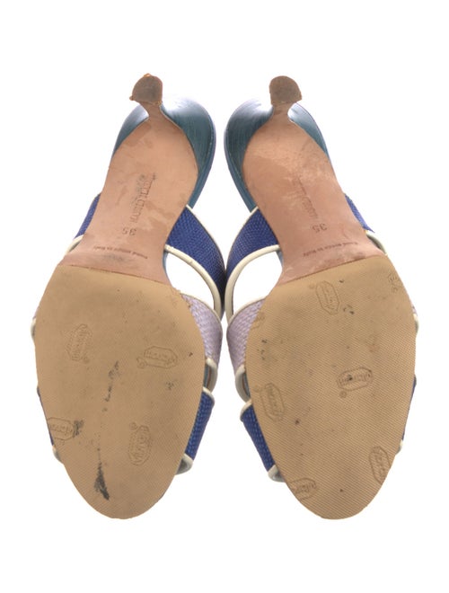 Manolo Blahnik Printed Slides