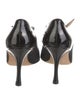 Manolo Blahnik Canvas Colorblock Pattern Pumps