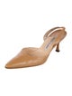 Manolo Blahnik Carolyne Leather Mules