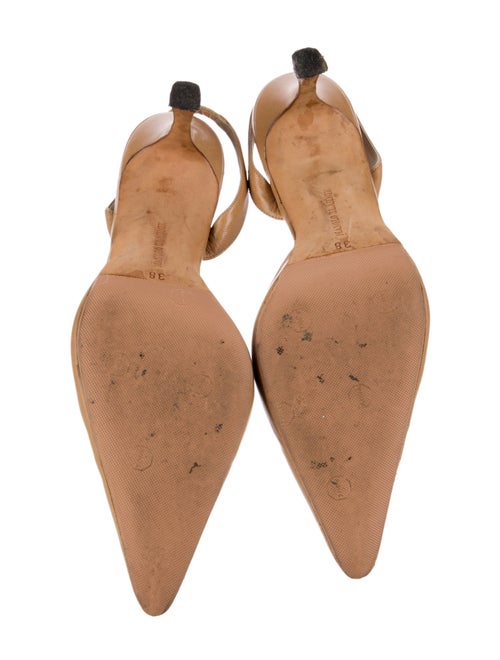 Manolo Blahnik Carolyne Leather Mules