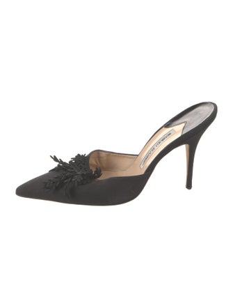Manolo Blahnik Nylon Mules