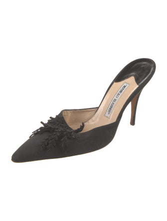 Manolo Blahnik Nylon Mules