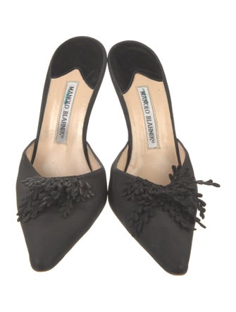 Manolo Blahnik Nylon Mules