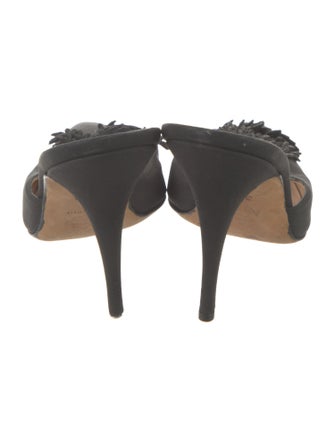 Manolo Blahnik Nylon Mules