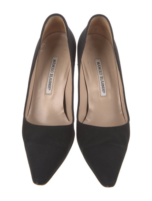 Manolo Blahnik Satin Pumps