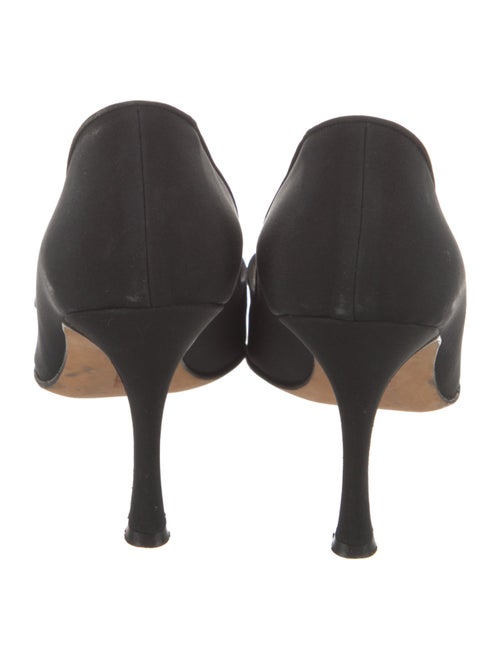 Manolo Blahnik Satin Pumps