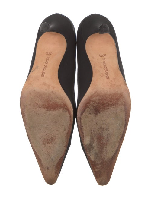 Manolo Blahnik Satin Pumps