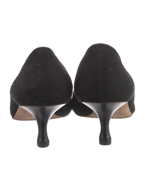 Manolo Blahnik Suede Flats