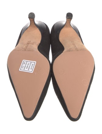 Manolo Blahnik Suede Flats