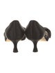 Manolo Blahnik Satin D'Orsay Pumps