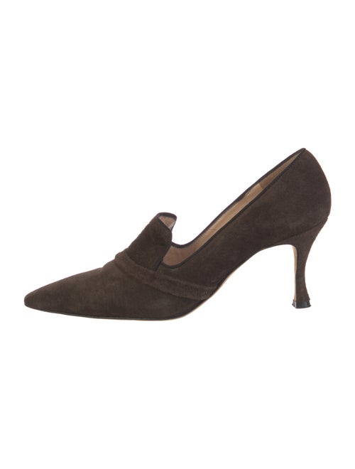 Manolo Blahnik Suede Pumps