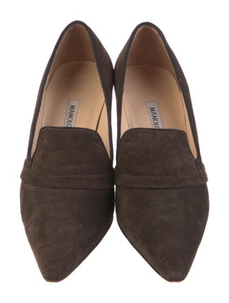 Manolo Blahnik Suede Pumps