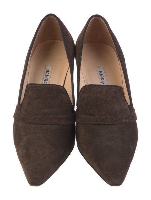 Manolo Blahnik Suede Pumps