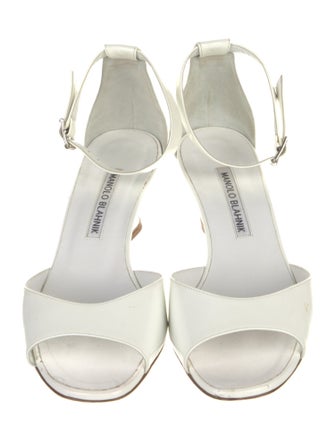 Manolo Blahnik Patent Leather Sandals