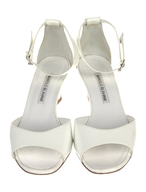 Manolo Blahnik Patent Leather Sandals