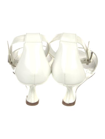 Manolo Blahnik Patent Leather Sandals