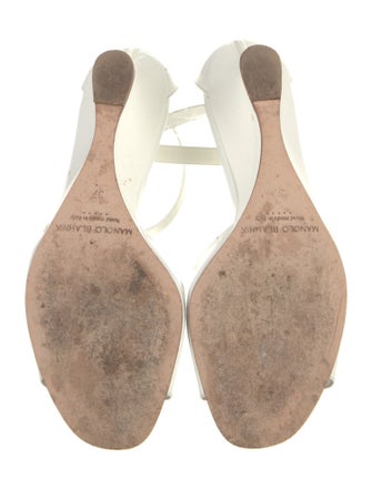 Manolo Blahnik Patent Leather Sandals