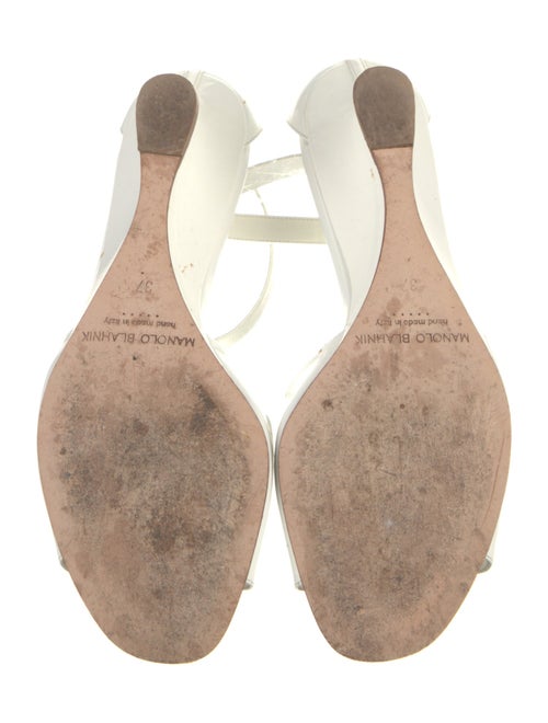 Manolo Blahnik Patent Leather Sandals