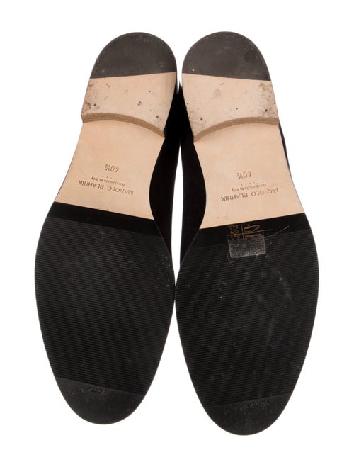 Manolo Blahnik Suede Loafers