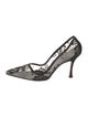 Manolo Blahnik Lace Lace Pattern Pumps