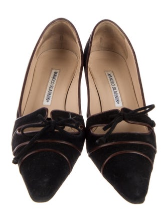 Manolo Blahnik Suede Pumps