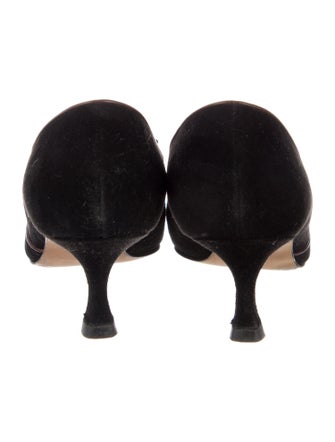 Manolo Blahnik Suede Pumps
