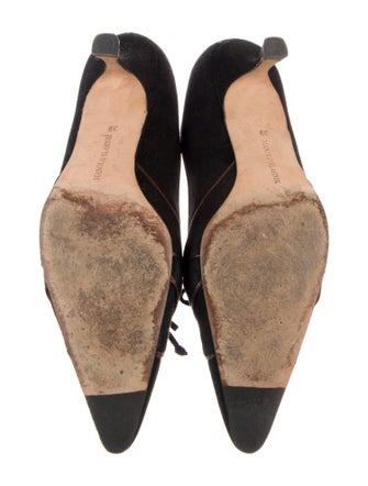 Manolo Blahnik Suede Pumps