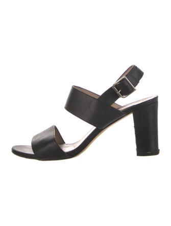 Manolo Blahnik Leather Slingback Sandals