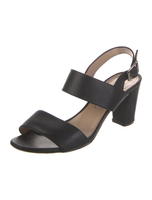 Manolo Blahnik Leather Slingback Sandals