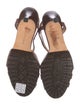 Manolo Blahnik Leather T-Strap Sandals